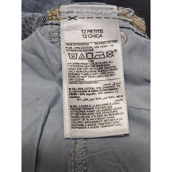 Old Navy Women's Jeans Size 12 Petite O.G. Loose High Rise Button Fly Denim Pant - Picture 10 of 11